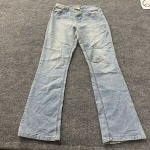 Route 66 Jeans Womens Size 12 Light Wash Bootcut Flap Pocket Casual Denim